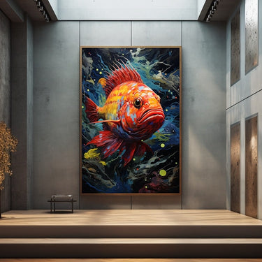 Fish Colour Painting